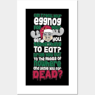 Clark Griswold Eggnog Quote Posters and Art